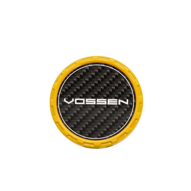 Vossen Classic Carbon Billet Sport Cap 2.0 - Large (VHFL) - Yellow - Twill Weave (Gloss)