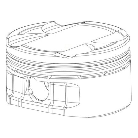 CP Pistons 17-22 Harley Milwaukee Eight 139 ci, 4.500in Bore, 4.375in Stroke, 11.5:1 CR, 1.143in CH