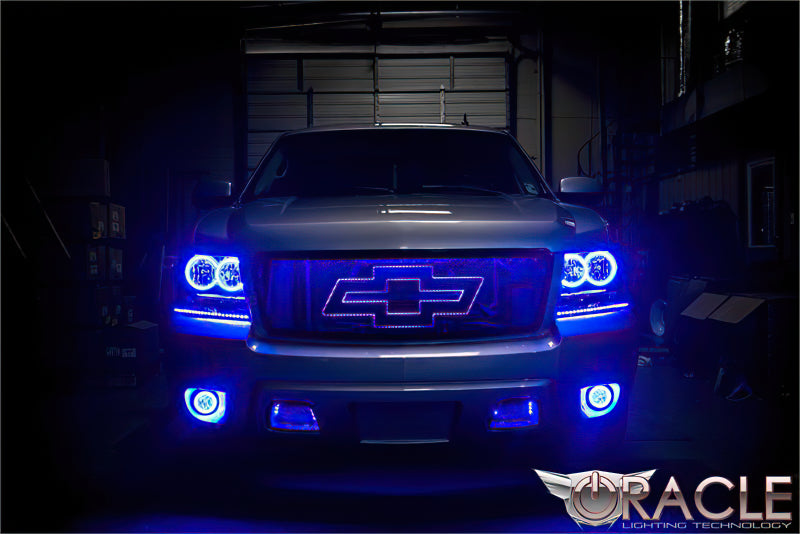 Oracle 07-14 Chevrolet Avalanche LED Headlight Halo Kit - Blue