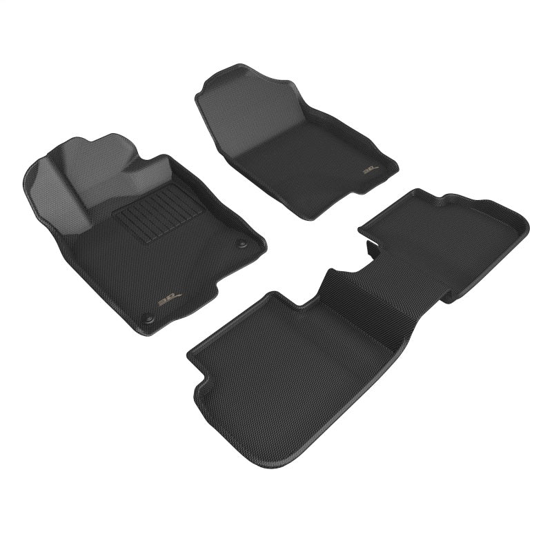 3D MAXpider 22-27 Honda CIvic Kagu Black Full Set (W REAR USB PORT)