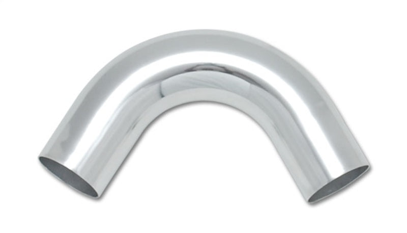 Vibrant 2.5in O.D. Universal Aluminum Tubing (120 degree Bend) - Polished