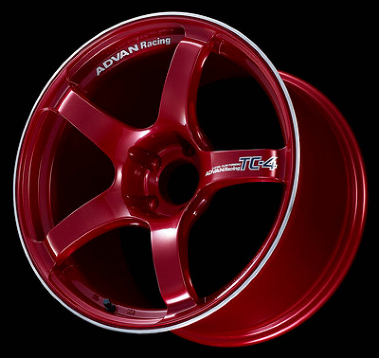 Advan TC4 18x9.5 +45 5x100 Candy Racing Red