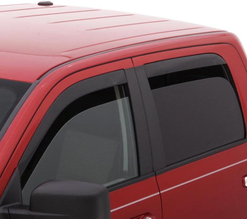 AVS 2019 Chevrolet Silverado 1500 Crew Cab Pickup Ventvisor Low Profile 4pc - Matte Black