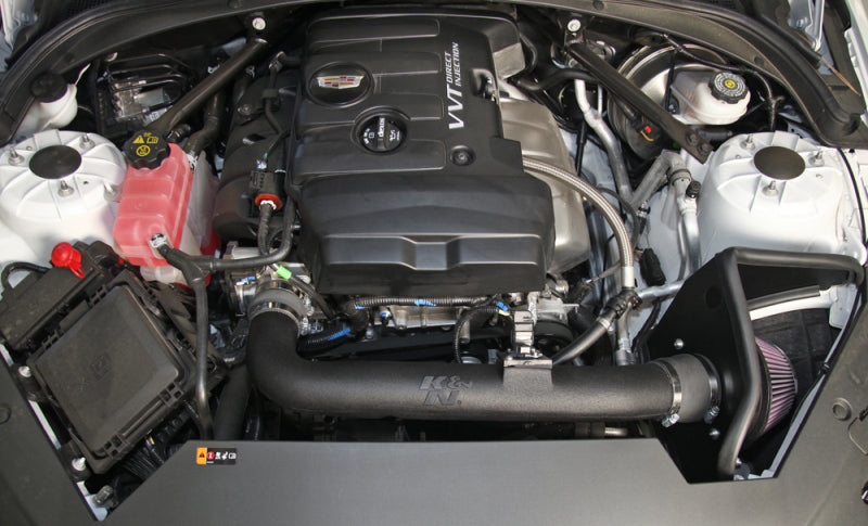 K&N 63 Series AirCharger Performance Intake Kit 13-15 Cadillac ATS 2.5L L4 F/I