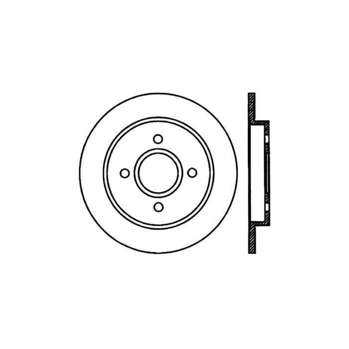 StopTech 01-07 Ford Focus Cryo-Stop Premium Rotor