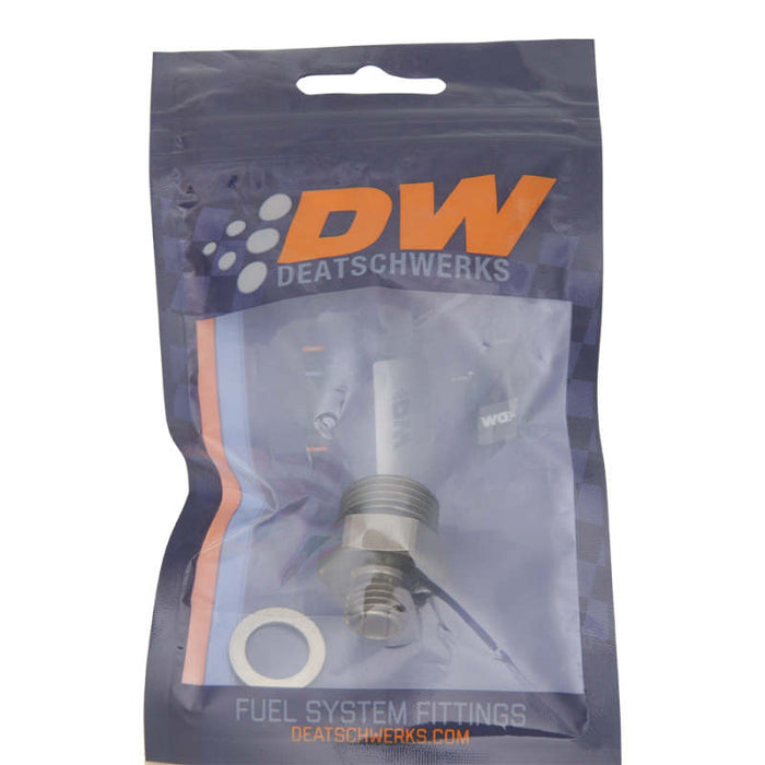 DeatschWerks 8AN ORB Male To 12 X 1.5 Metric Male (Incl O-Ring and Crush Washer)