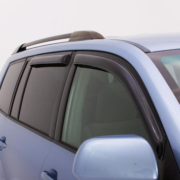 AVS 07-18 Toyota Tundra Double Cab Ventvisor Outside Mount Window Deflectors 4pc - Smoke