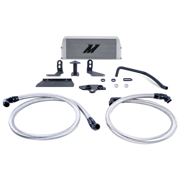 Mishimoto 11-19 Ford 6.7L Powerstroke Performance Oil Cooler Kit - Silver