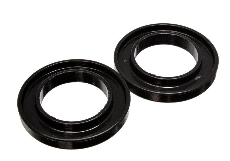 Energy Suspension Universal 3-3/16in ID 5-1/4in OD 3/4in H Black Coil Spring Isolators (2 per set)