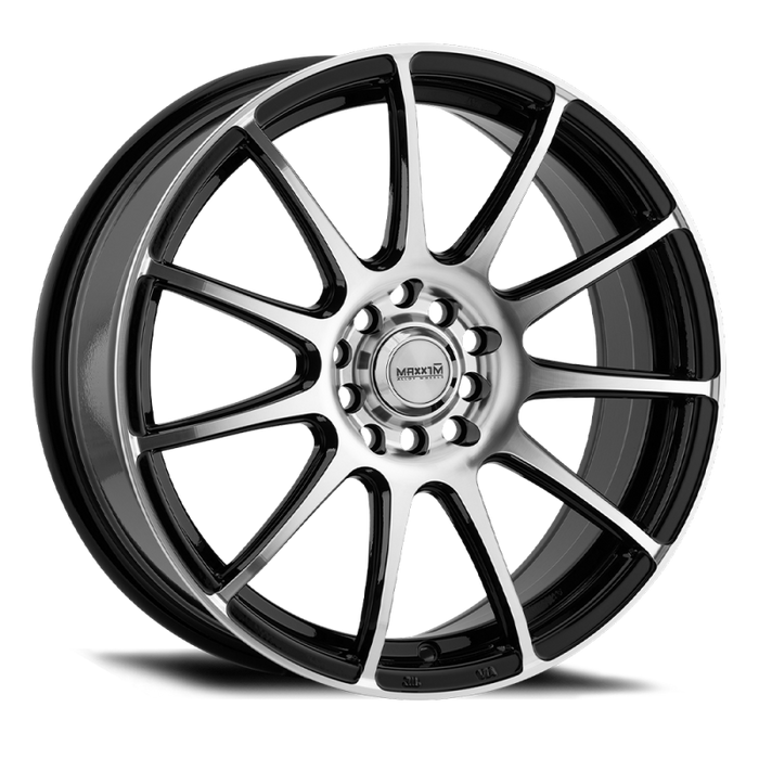 Maxxim Champ 15x6.5 8x100/114.3 ET38 Machined Face / Gloss Black