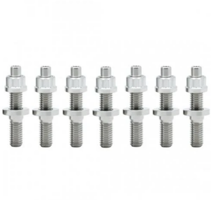 BLOX Racing SUS303 Stainless Steel Exhaust Manifold Stud Kit M8 x 1.25mm 45mm in Length - 7-piece