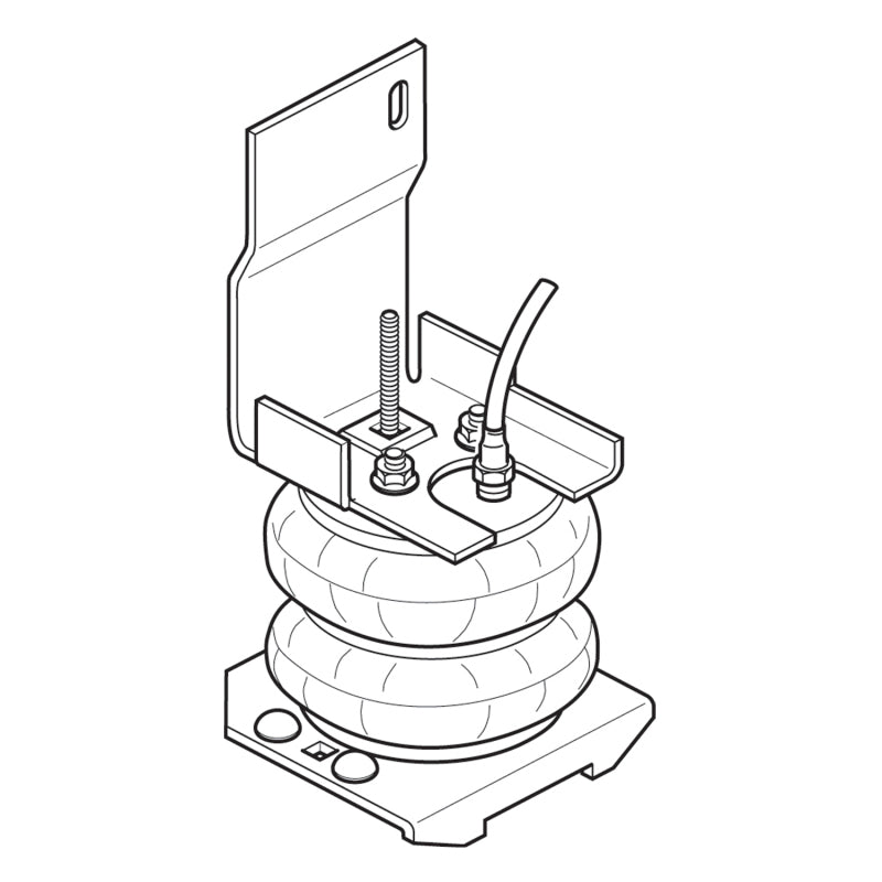 Firestone Ride-Rite Air Helper Spring Kit Rear 1992+ Ford E350 Cutaway (W217602061)