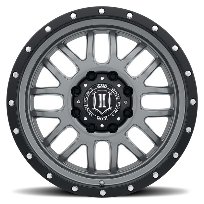 ICON Alpha 20x9 6x135 16mm Offset 5.625in BS Gunmetal Wheel