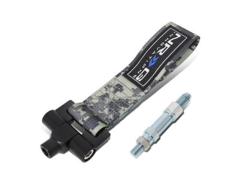 NRG Bolt-In Tow Strap Digital Camo- Ford Focus 2016+ (5000lb. Limit)