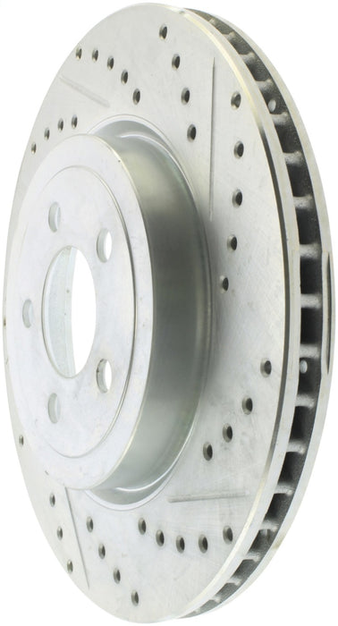 StopTech Select Sport 10-14 Dodge Challenger Drilled and Slotted Front Left Brake Rotor