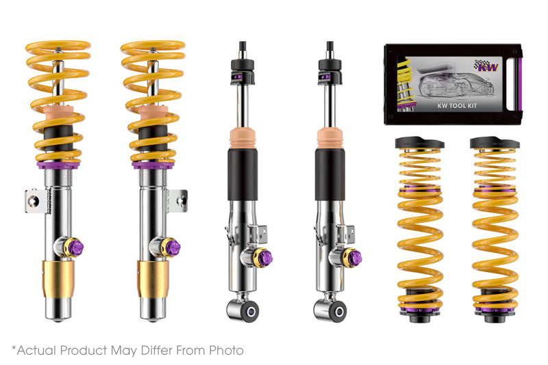 KW Coilover Kit V4 Porsche 911 (992) Carrera 2/2S Coupe w/o or w/ original lift system w/ PASM