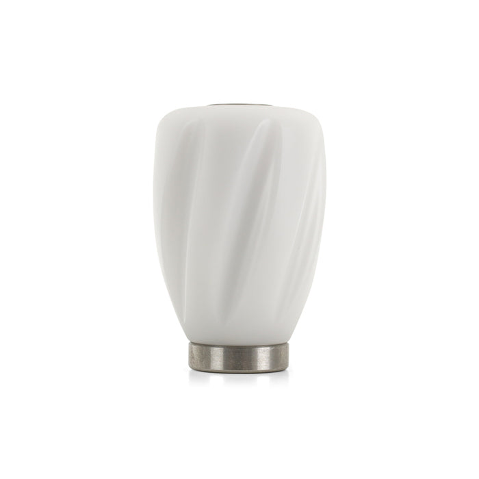 Mishimoto Steel Core Twist Shift Knob White Delrin