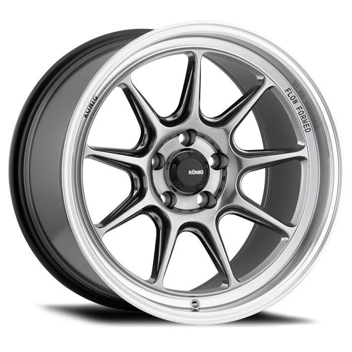 Konig Countergram 18x8.5 5x114.3 ET43 Hyper Chrome / Machined Lip