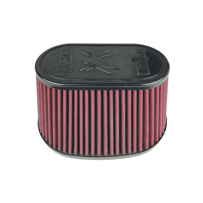 Injen Oiled Air Filter 8.5x5.63in Oval ID / 9.92x7.17in Base / 5.7in HT / 6.865ix4.115in Top