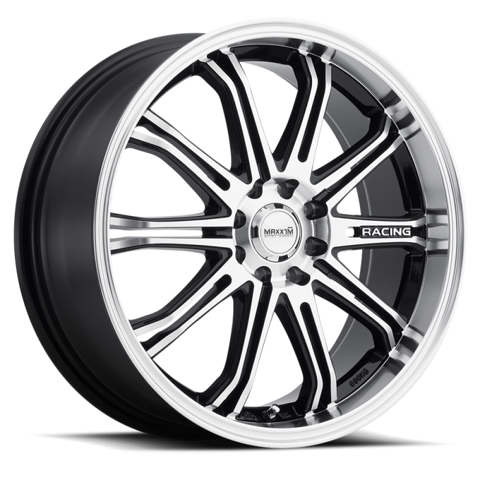 Maxxim Ferris 17x7 10x105/114.3 ET40 Black Machine Face