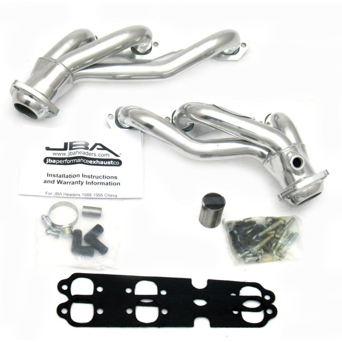 JBA 88-95 GM Truck 4.3L V6 w/o A.I.R. Injection 1-1/2in Primary Silver Ctd Cat4Ward Header