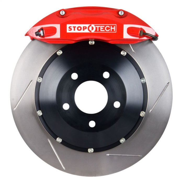 StopTech 05-10 Ford Mustang GT Front BBK Red ST-40 355x32mm Slotted Rotors