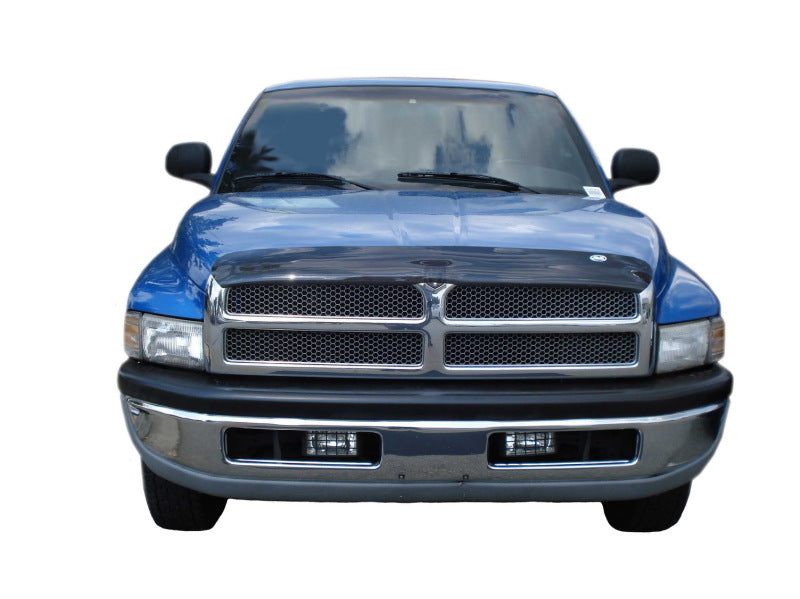 AVS 94-01 Dodge RAM 1500 (Front Mount) High Profile Bugflector II Hood Shield - Smoke