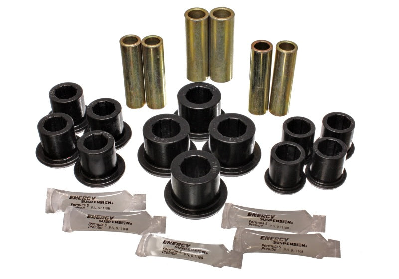 Energy Suspension 97-03 Ford F100/F150/F250 2WD Black Rear Leaf Spring Bushing Set