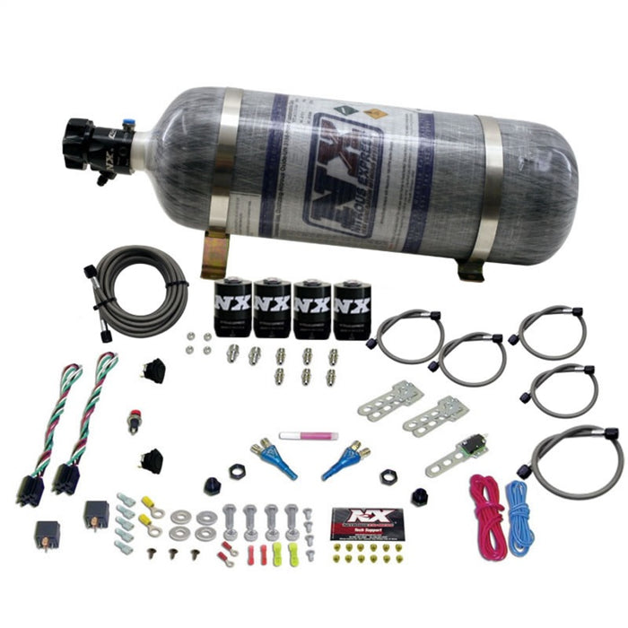 Nitrous Express Dodge EFI Dual Stage Nitrous Kit (50-150HP x 2) w/Composite Bottle