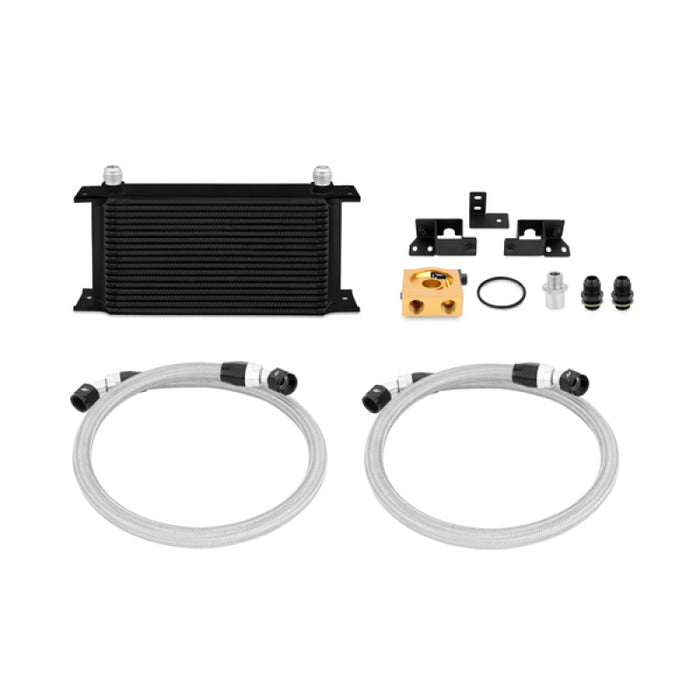 Mishimoto 2007-2011 Jeep Wrangler JK Oil Cooler Kit Thermostatic Black