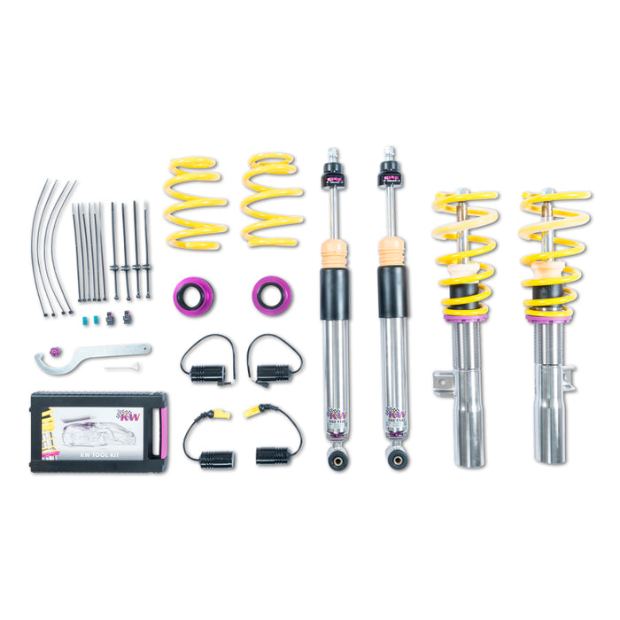 KW Coilover Kit V3 2020+ Mercedes CLA 35/CLA 45 Coupe 4WD w/ Electronic Dampers