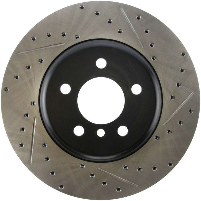 StopTech 2011-2013 BMW 535i / 2012-2016 BMW 640i Slotted & Drilled Front Left Brake Rotor