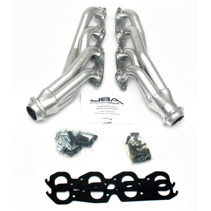 JBA 88-93 GM Truck 7.4L BBC w/A.I.R. 1-3/4in Primary Silver Ctd Cat4Ward Header