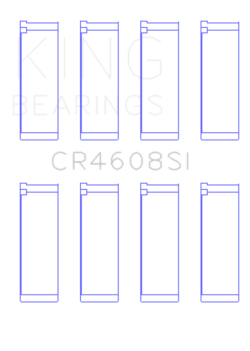 King Engine Bearings Toyota 2ZZ-GE Connecting Rod Bearing Set (Set of 4) - Size STD
