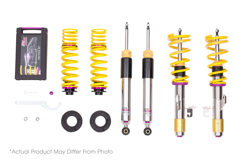 KW Coilover Kit V3 2018+ Audi A5 (B9) Cabrio Quattro w/o Electronic Dampening (48.5mm)