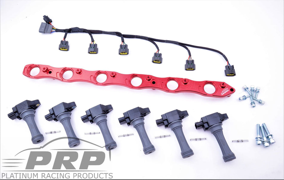 PRP RB25 R35 Complete Coil Bracket Kit With Loom
