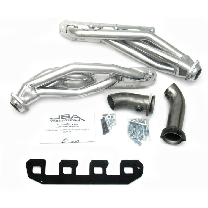 JBA 04-08 Dodge Durango 5.7L HEMI 1-5/8in Primary Silver Ctd Cat4Ward Header