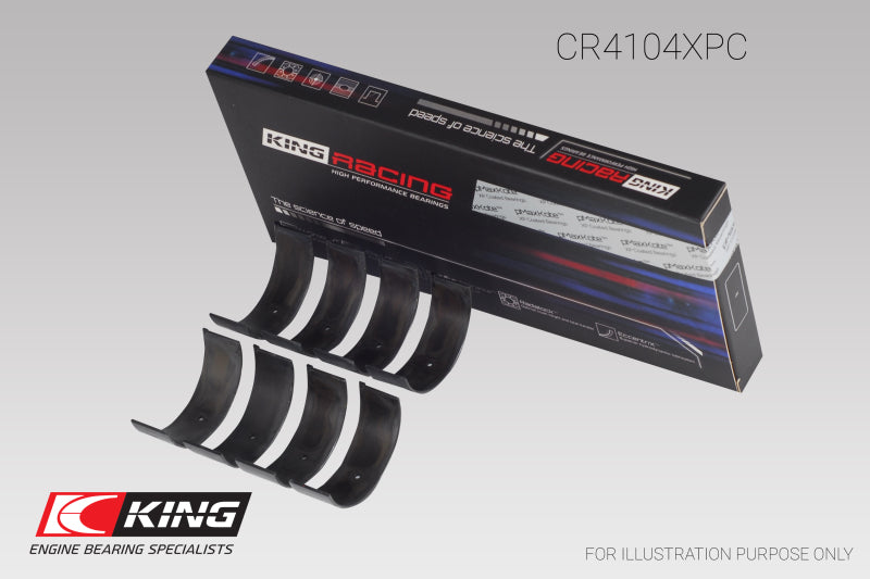 King Engine Bearings Audi/VW 83-03 1.6L/1.8L/2.0L Performance Coated Rod Bearing Set