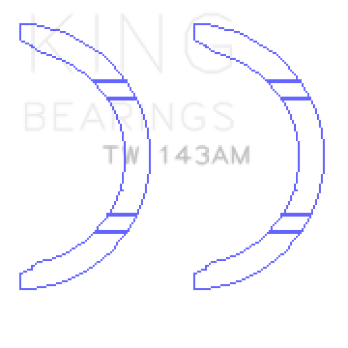 King Engine Bearings Mitsubishi 4G92/93 Thrust Washer Set