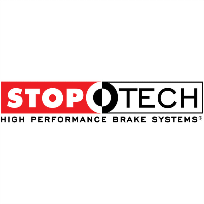 StopTech 04-18 Volkswagen Touareg Cryo Slotted Rear Left Sport Brake Rotor
