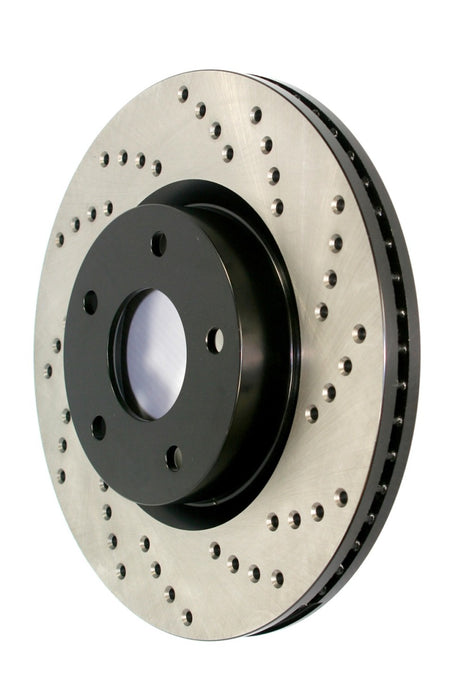StopTech 12 Audi A6 Quattro/11-12 A7 Quattro/13 Q5/7-11/13 S4/12 S5 Front Right Drilled Cryo Rotor