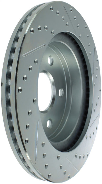 StopTech Select Sport 04-09 Dodge Durango / 02-05 Ram 1500 Slotted and Drilled Right Front Rotor