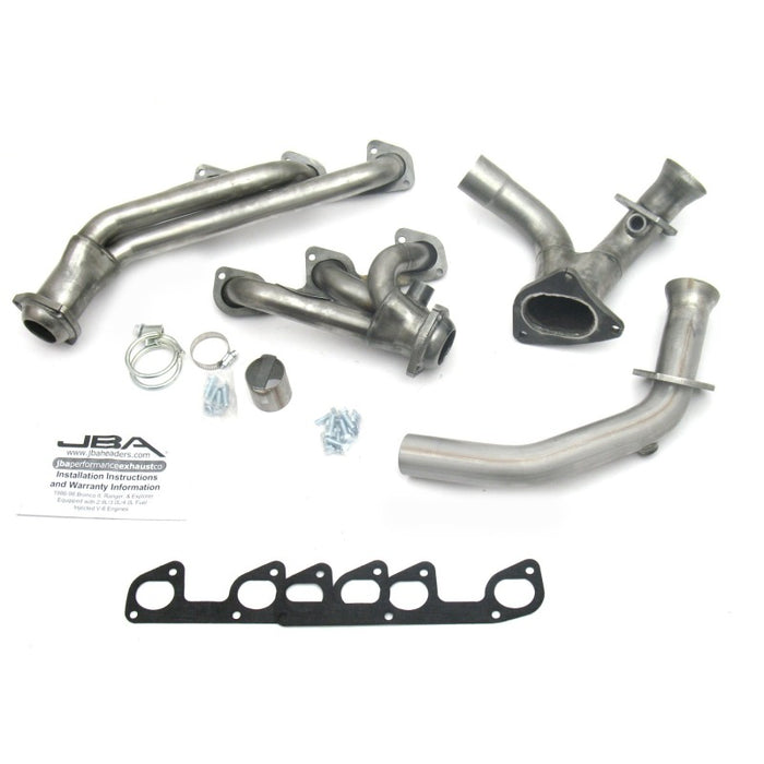 JBA 95-97 Ford Ranger 4.0L OHV 1-1/2in Primary Raw 409SS Cat4Ward Header