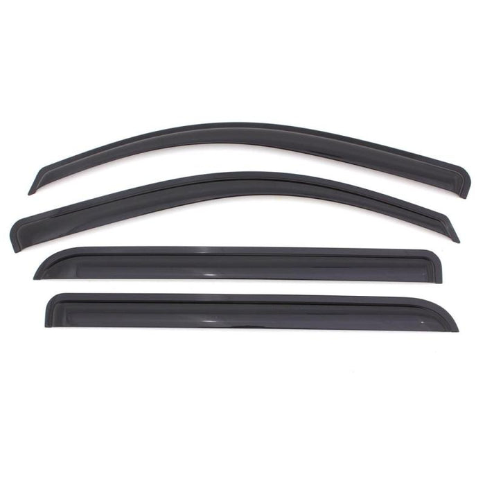 AVS 09-18 Dodge RAM 1500 Crew Cab Ventvisor Outside Mount Window Deflectors 4pc - Smoke