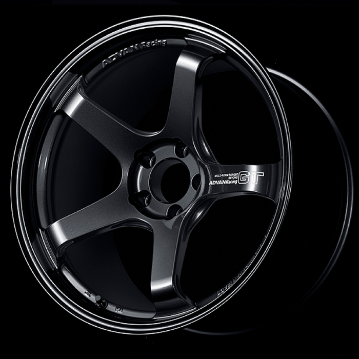 Advan GT Beyond 19x10.5 +32 5x112 Racing Titanium Black Wheel