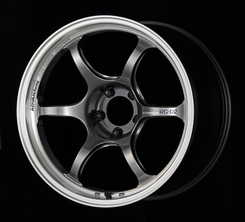 Advan RG-D2 16x8.0 +48 5x100 Machining and Racing Hyper Black Wheel