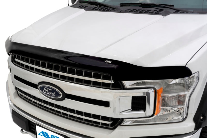 AVS 17-18 Ford F-150 Raptor High Profile Bugflector II Hood Shield - Smoke