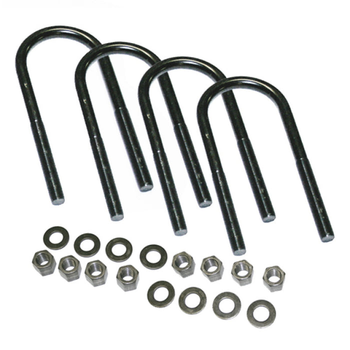 Superlift U-Bolt 4 Pack 5/8x3-7/8x165 Round w/ Hardware