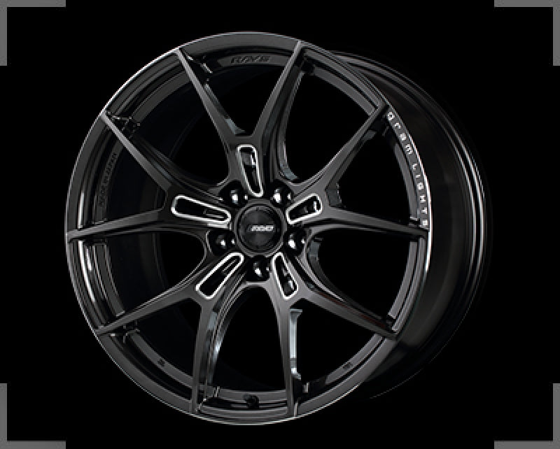 Gram Lights 57FXZ 20x10.5 +20 5x114.3 Super Dark Gunmetal and Machining Rim Edge DC Wheel