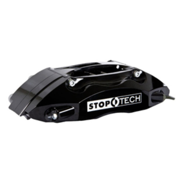 StopTech 04 Volkswagen Golf 3.2L Front BBK w/ Black ST-40 Caliper Slotted 355X32 2pc Rotor